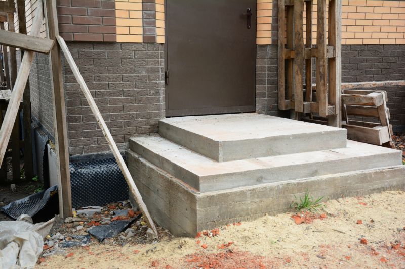 Cement Steps Construction
