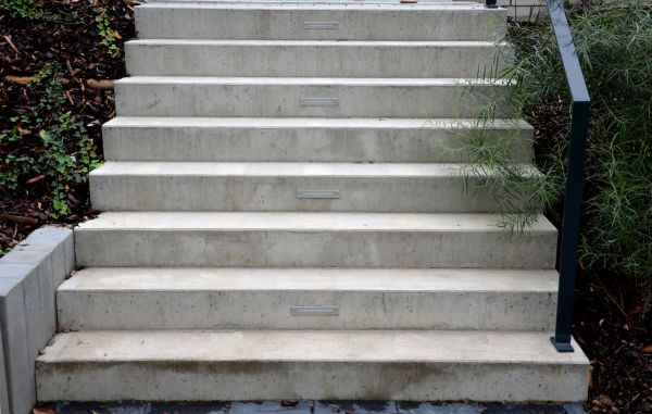 Poured Step Installation in Elkhart