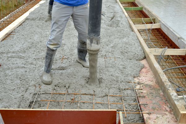 Concrete Base Construction in Elkhart