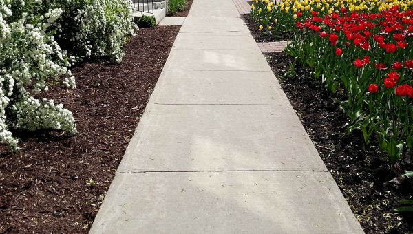 Cement Sidewalk Installation in Elkhart