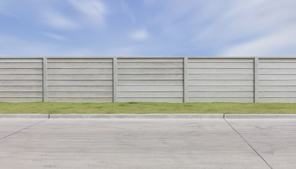 Concrete Fence Installation in Elkhart