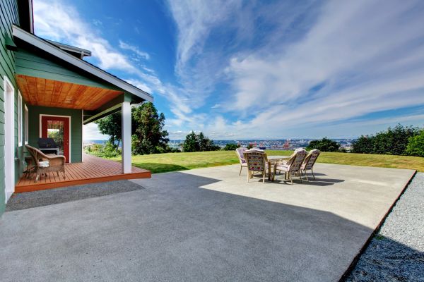 Backyard Concrete Paving in Elkhart