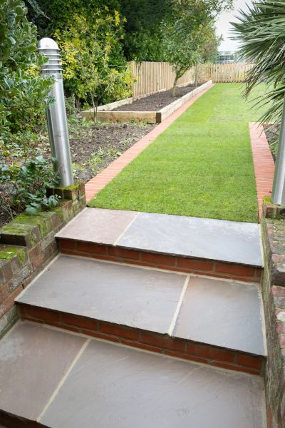 Backyard Steps Installation in Elkhart