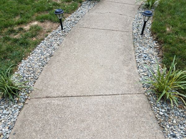 Cement Path Construction in Elkhart
