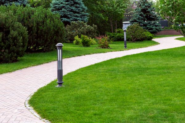 Backyard Sidewalk Installation in Elkhart